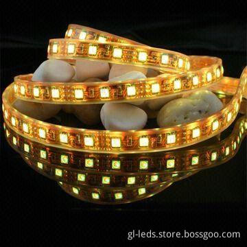 LED Rope Light with 12 or 24V DC Input Voltage and 3M Adhesive Tape